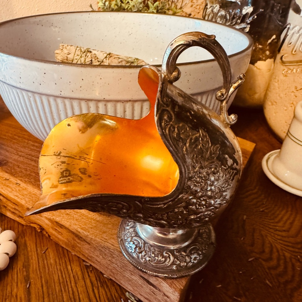 Leonard Silver Plated Sugar Scuttle Ornate Floral Decorative Holder